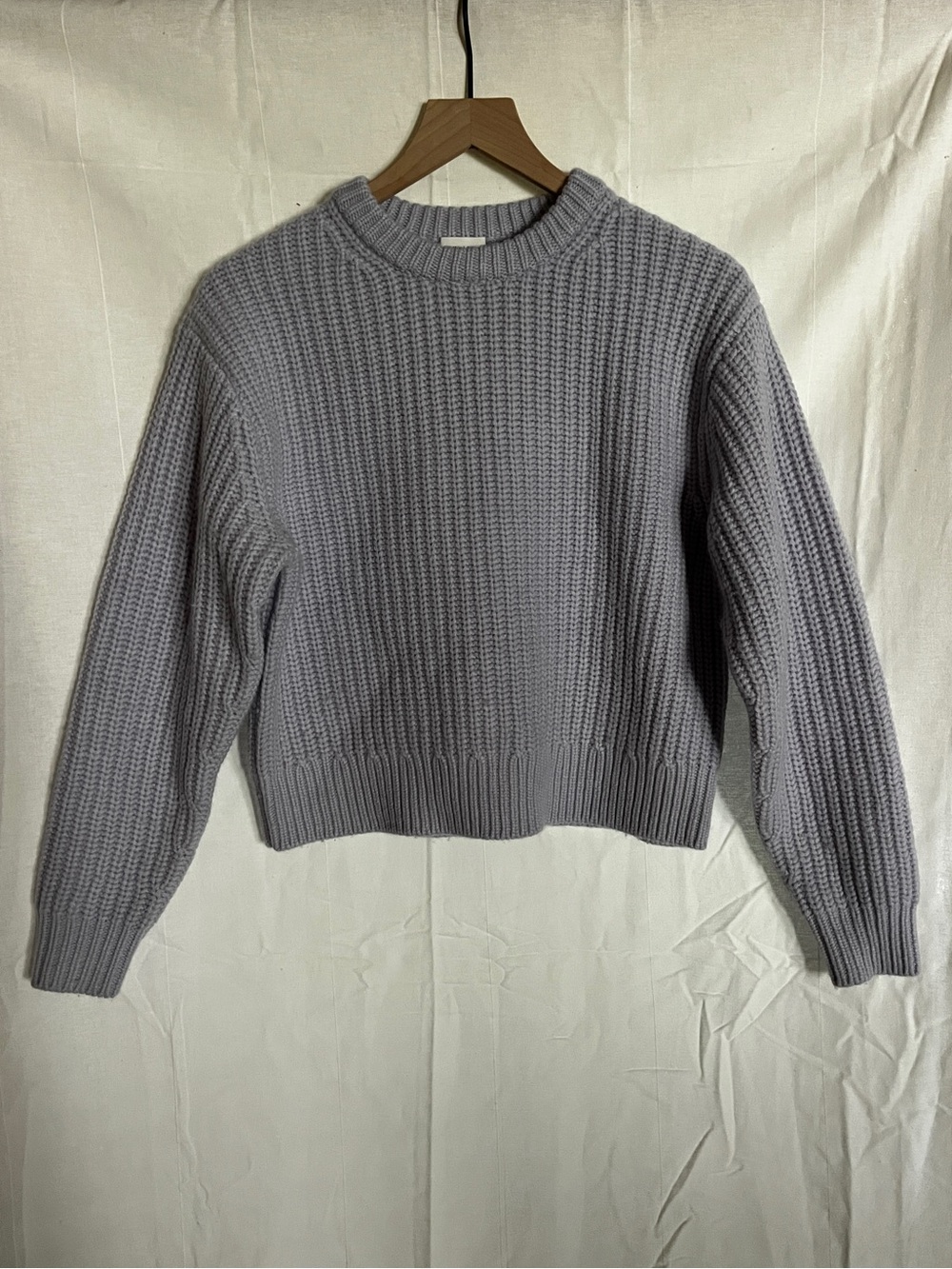 Wool crewneck sweater